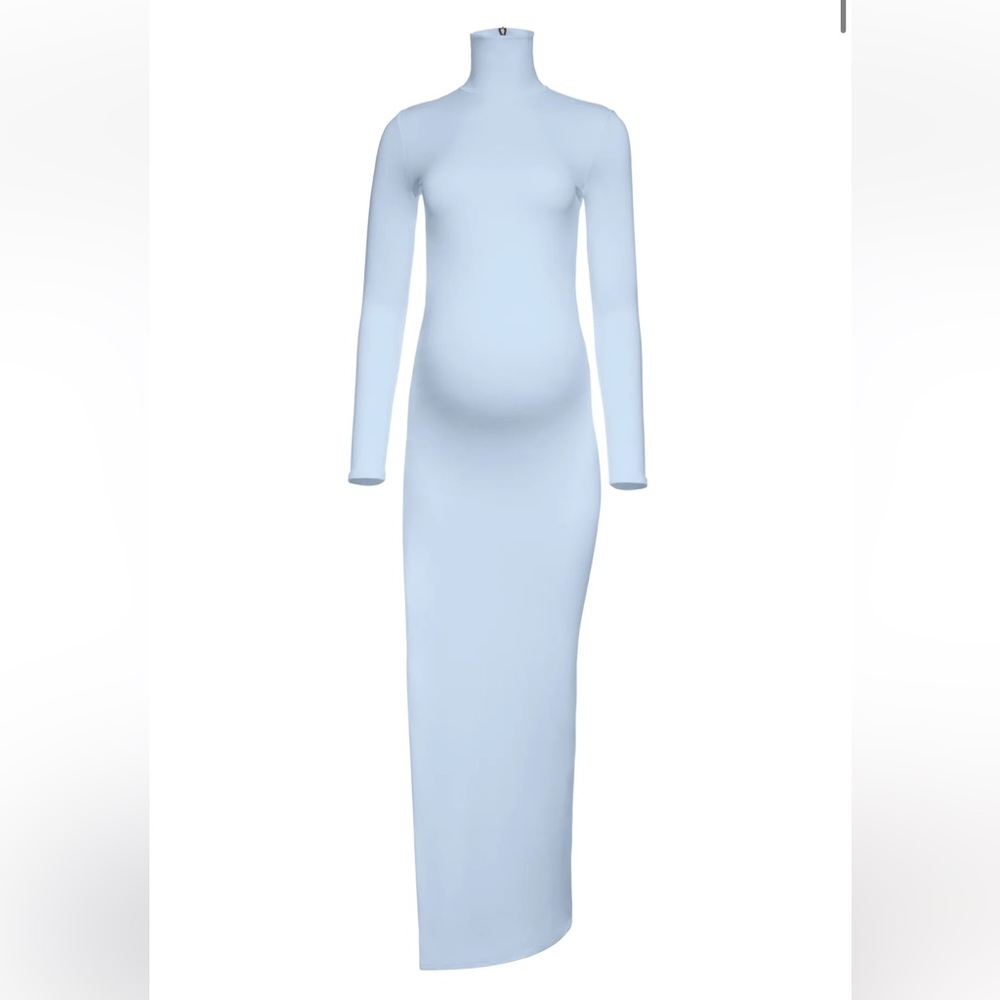Bumpsuit Monica Dress - Size Small - Powder Blue - Maternity - Baby shower